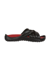 MBT Mio Black/Red Womens Recovery Slides