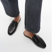 Fitflop Delicato Soft Leather Mules Black