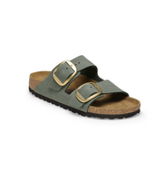 Birkenstock Arizona Big Buckle Nubuck Leather Thyme Sandals