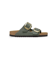 Birkenstock Arizona Big Buckle Nubuck Leather Thyme Sandals