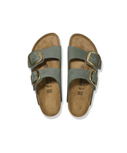 Birkenstock Arizona Big Buckle Nubuck Leather Thyme Sandals