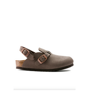 Birkenstock Kids Kay BirkiBuc Mocca Clogs