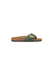 Birkenstock Madrid Big Buckle Nubuck Leather Thyme Sandals