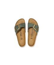 Birkenstock Madrid Big Buckle Nubuck Leather Thyme Sandals