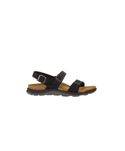 Birkenstock Sonora Cross Town Oiled Leather Black Sandals