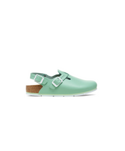 Birkenstock Tokio Pro PU Coated/Leather Matcha Clogs