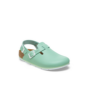 Birkenstock Tokio Pro PU Coated/Leather Matcha Clogs