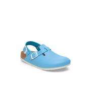 Birkenstock Tokio Pro PU Coated/Leather Sky Blue Clogs