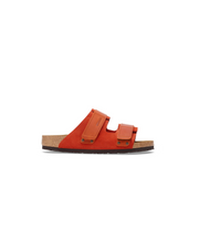 Birkenstock Uji Nubuck/Suede Leather Rust Brown Sandals