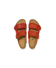 Birkenstock Uji Nubuck/Suede Leather Rust Brown Sandals