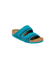 Birkenstock Uji Suede/Nubuck Leather Deep Turquoise Sandals