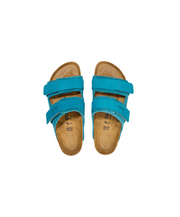 Birkenstock Uji Suede/Nubuck Leather Deep Turquoise Sandals