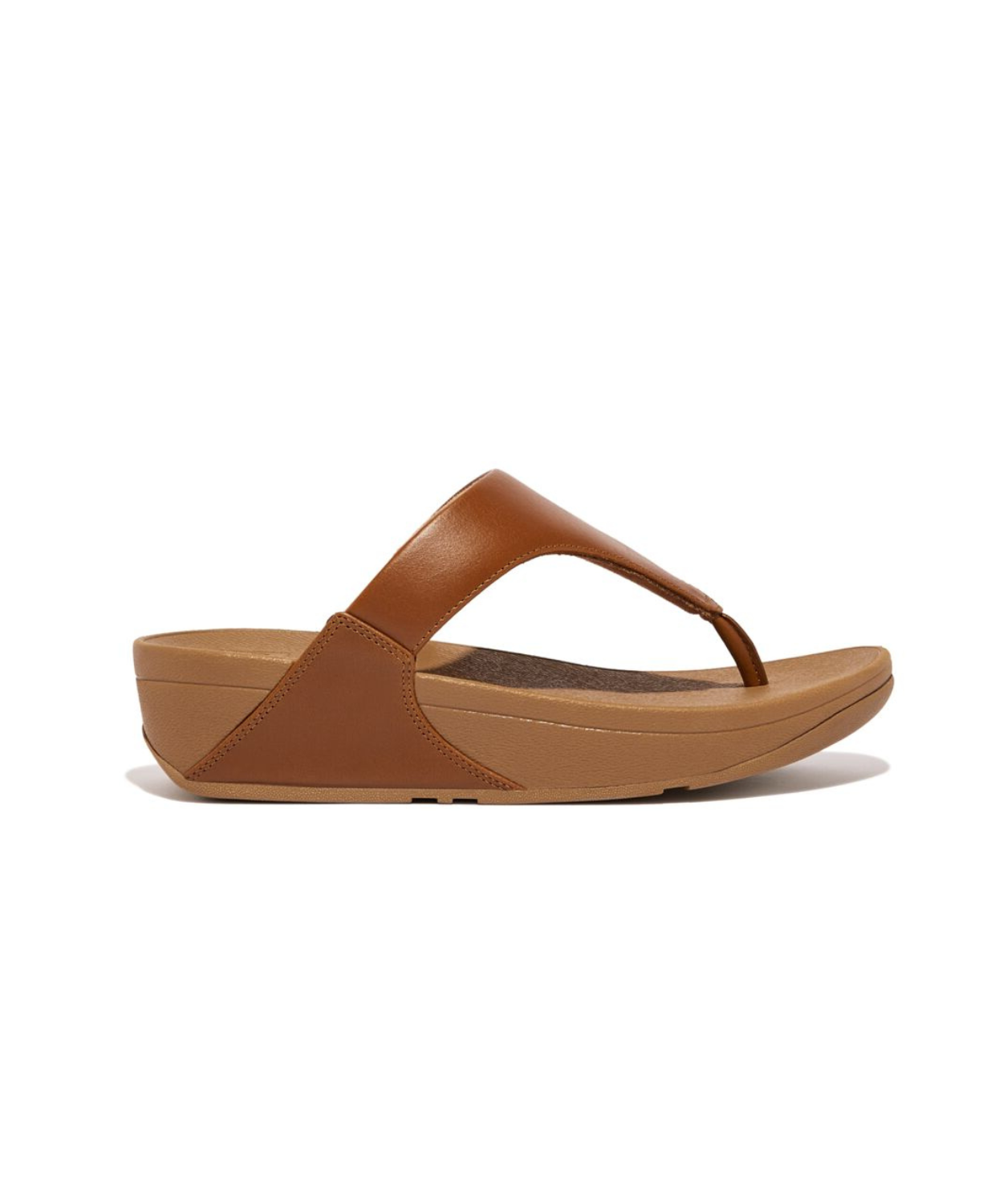FitFlop Lulu Leather Light Tan Toe-Post Sandals | Free Shipping – Bstore