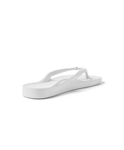 archies white arch support thongs crystal white