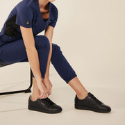 black sneakers for nurse teachers