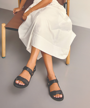 woman sandals frankie4 rome in black