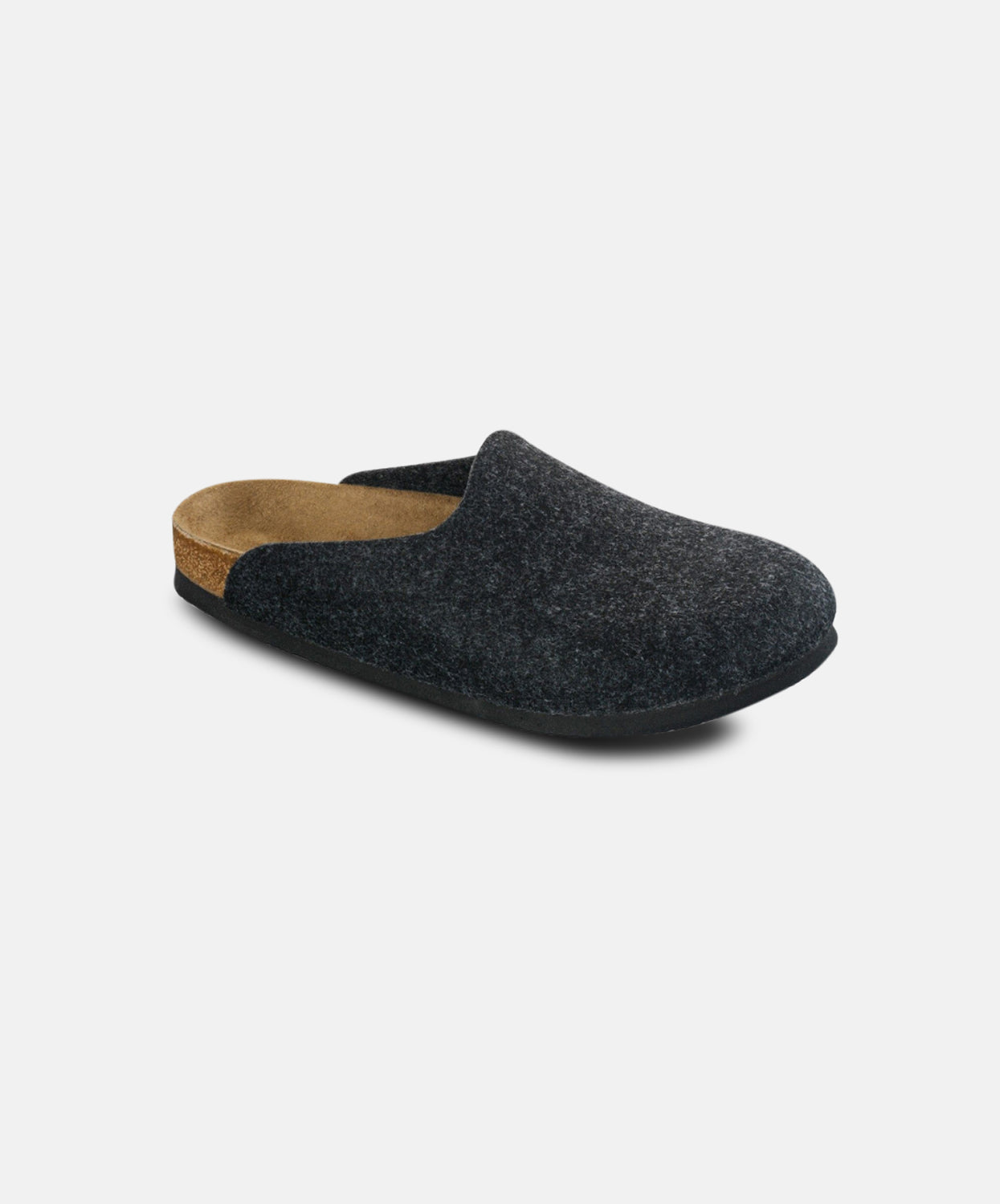 Felt Anthracite Clogs | Free Shipping – Bstore