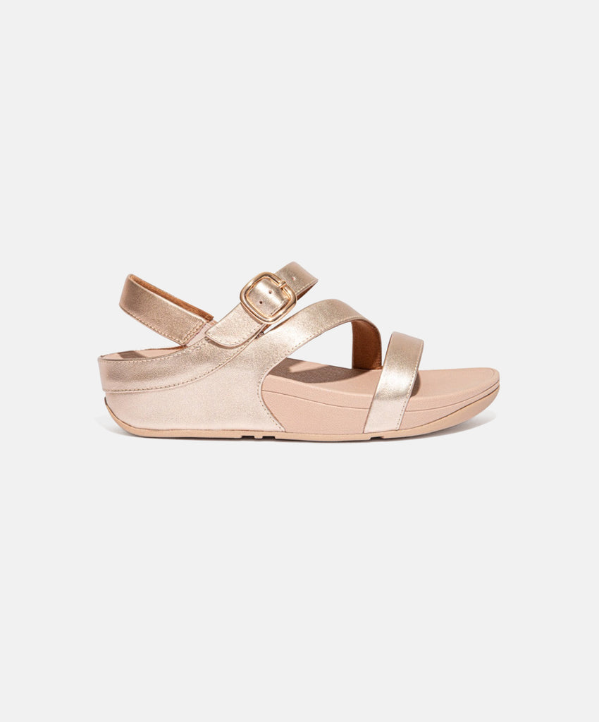 FitFlop The Skinny II Rose Gold Back-Strap Sandals | Free Express ...