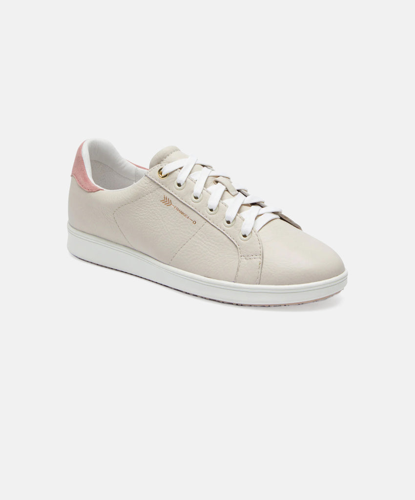 FRANKIE4 Jackie III Cream/Dusty Pink Sneakers | Free Express Shipping ...